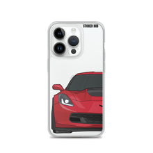 Load image into Gallery viewer, Torch Red C7 Corvette Z06 - iPhone Case