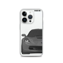 Load image into Gallery viewer, Gray C7 Corvette Z06 - iPhone Case