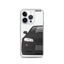 Load image into Gallery viewer, Black R34 Nissan GTR - iPhone Case