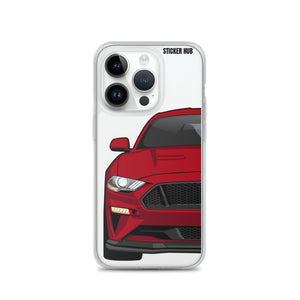 Ruby Red 18-21 Mustang 5.0 - iPhone Case