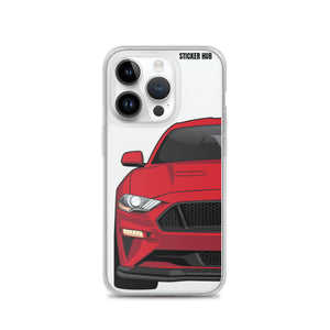 Race Red 18-21 Mustang 5.0 - iPhone Case