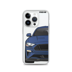 Kona Blue 18-21 Mustang 5.0 - iPhone Case