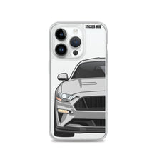 Load image into Gallery viewer, Silver 18-21 Mustang 5.0 - iPhone Case