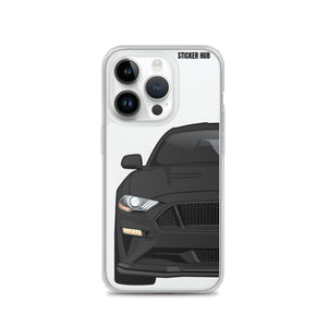 Black 18-21 Mustang 5.0 - iPhone Case