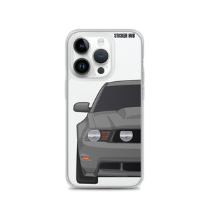 Gray 11-12 Mustang 5.0 - iPhone Case