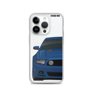 Kona Blue 13-14 Mustang 5.0 - iPhone Case