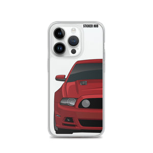 Ruby Red 13-14 Mustang 5.0 - iPhone Case