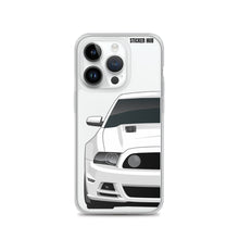 Load image into Gallery viewer, White 13-14 Mustang 5.0 - iPhone Case