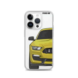 Yellow Mustang GT350 - iPhone Case