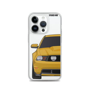 Yellow 11-12 Mustang 5.0 - iPhone Case