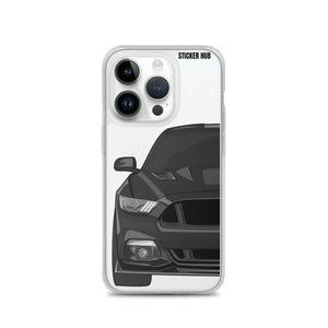 Black 15-17 Mustang 5.0 - iPhone Case