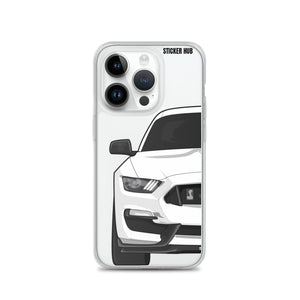 White Mustang GT350 - iPhone Case