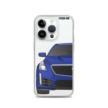 Load image into Gallery viewer, Wave Blue Cadillac CTS-V - iPhone Case