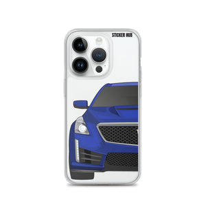 Wave Blue Cadillac CTS-V - iPhone Case