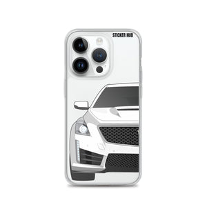 White Cadillac CTS-V - iPhone Case