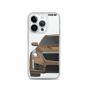 Bronze Sand Cadillac CTS-V - iPhone Case