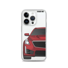 Load image into Gallery viewer, Red Cadillac CTS-V - iPhone Case