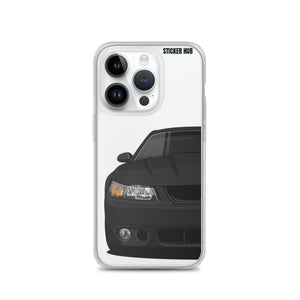 Black 03-04 Mustang SVT Cobra - iPhone Case