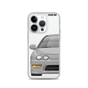 Silver Acura Integra - iPhone Case