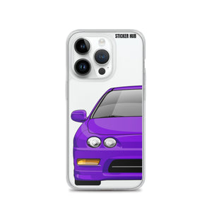 Purple Acura Integra - iPhone Case