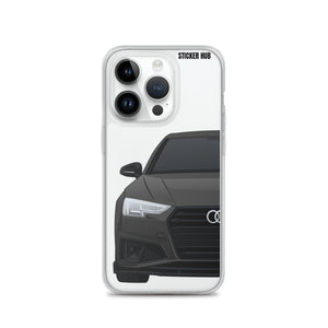 Black B9 Audi S4 "Facelift" - iPhone Case