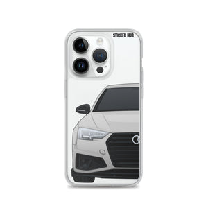 Silver B9 Audi S4 "Facelift" - iPhone Case