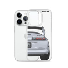 Load image into Gallery viewer, Silver Toyota Supra - iPhone Case