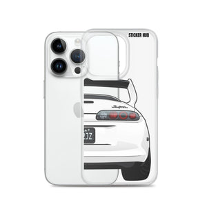 White Toyota Supra - iPhone Case