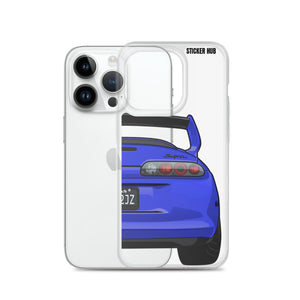 Blue Toyota Supra - iPhone Case