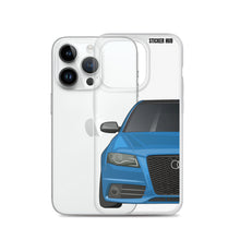 Load image into Gallery viewer, Sprint Blue B8 Audi S4 - iPhone Case