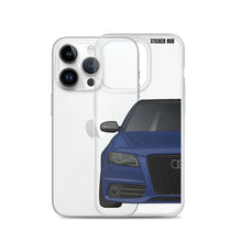 Load image into Gallery viewer, Estoril Blue B8 Audi S4 - iPhone Case