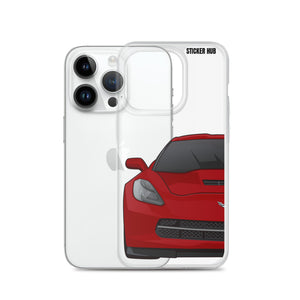 Crystal Red C7 Corvette Stingray - iPhone Case