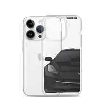 Load image into Gallery viewer, Black C7 Corvette Stingray - iPhone Case