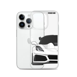 White C7 Corvette Zr1 - iPhone Case