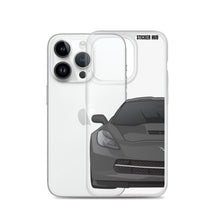 Load image into Gallery viewer, Gray C7 Corvette Stingray - iPhone Case