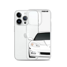 Load image into Gallery viewer, White C6 Corvette - iPhone Case