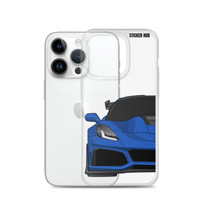 Elkhart Blue C7 Corvette Zr1 - iPhone Case