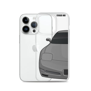 Pewter Gray C5 Corvette Z06 - iPhone Case