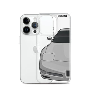 Silver C5 Corvette Z06 - iPhone Case