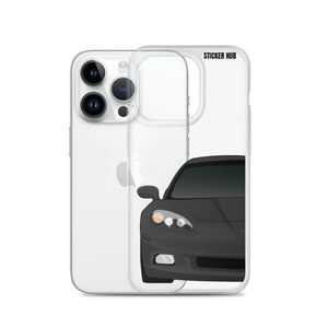 Black C6 Corvette - iPhone Case