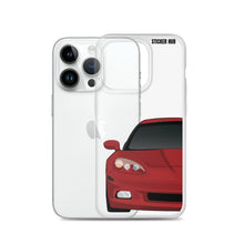 Load image into Gallery viewer, Monterey Red C6 Corvette - iPhone Case