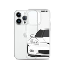 Load image into Gallery viewer, White C6 Corvette Z06 - iPhone Case