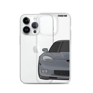 Cyber Gray C6 Corvette Z06 - iPhone Case