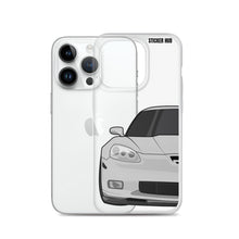 Load image into Gallery viewer, Silver C6 Corvette Z06 - iPhone Case