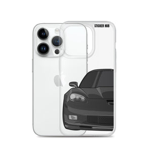 Black C6 Corvette Z06 - iPhone Case