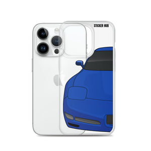 Electron Blue C5 Corvette Z06iPhone Case