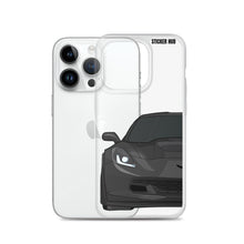 Load image into Gallery viewer, Black C7 Corvette Z06 - iPhone Case