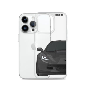 Black C7 Corvette Z06 - iPhone Case