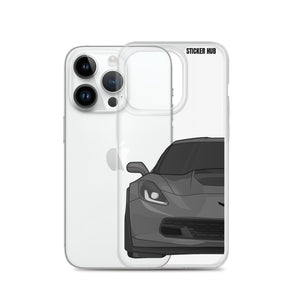 Gray C7 Corvette Z06 - iPhone Case