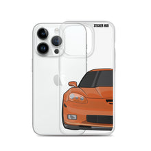 Load image into Gallery viewer, Atomic Orange C6 Corvette Z06 - iPhone Case